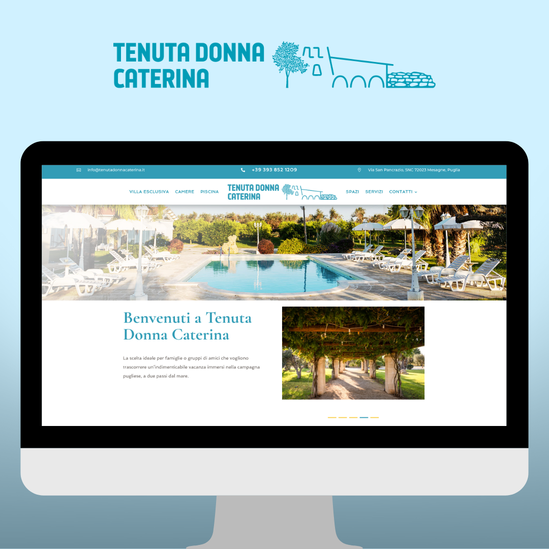 Tenuta Donna Caterina • Visual Communication • web design • cooburn sarti della comunicazione •Lecce